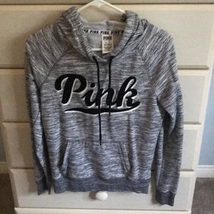 Grey hoodie (VS Pink)